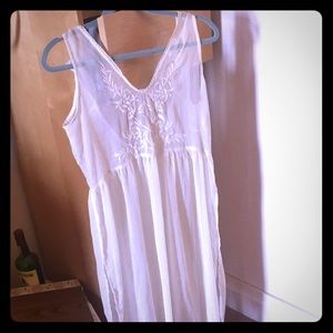 NWT Adore me open back white dress